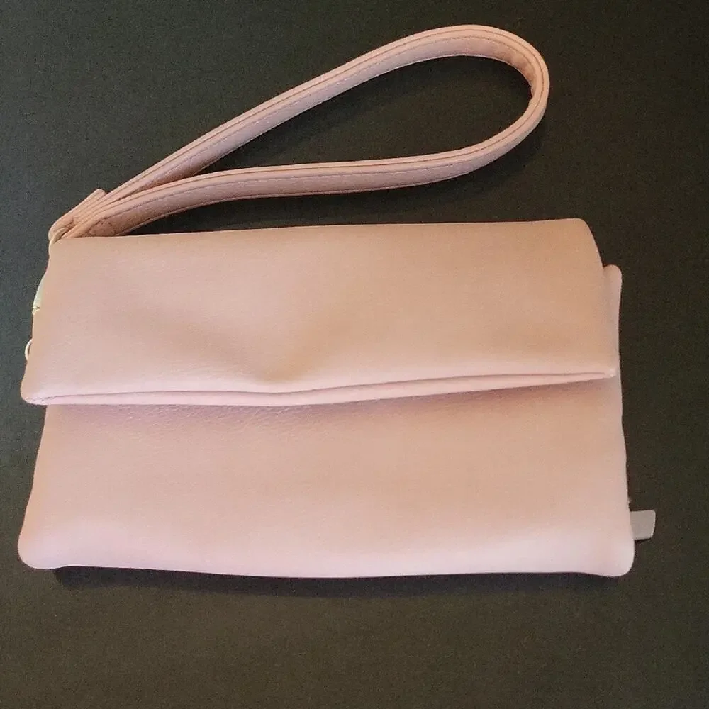 Wild Fable Soft Pink Wristlet Clutch